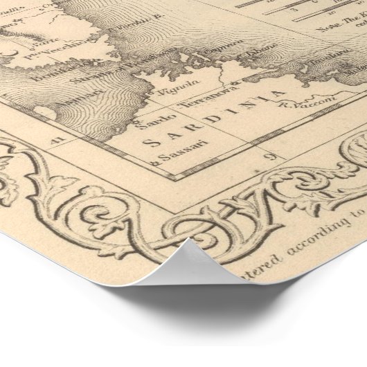 Noord-Italië Poster (Hoek)