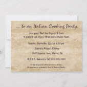 Noord-Italië — Uitnodigingen (Achterkant)