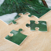 Noord kardinaal mannetje op boom, IL Legpuzzel (Zijkant)