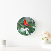 Noord kardinaal mannetje op boom, IL Ronde Klok (Huis)