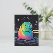 Noord-Kawaii-zegel Briefkaart (Staand voorkant)