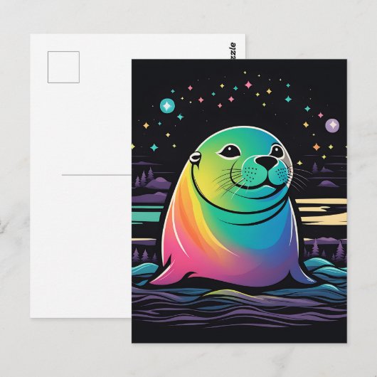 Noord-Kawaii-zegel Briefkaart (Voorkant / Achterkant)