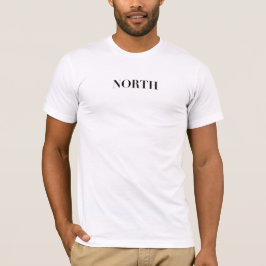 Noord | Klassiek Tijdloos Minimaal Zwart Logo T-shirt
