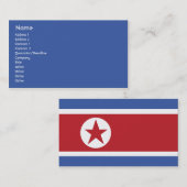 Noord-Korea - Bedrijven Visitekaartje (Voorkant / Achterkant)