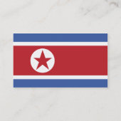 Noord-Korea - Bedrijven Visitekaartje (Achterkant)