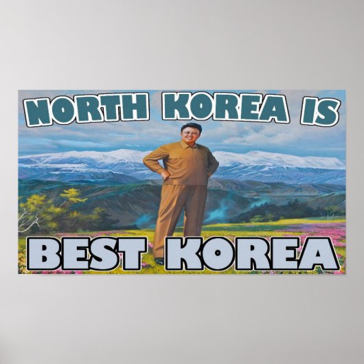Noord-Korea = Beste Korea Poster (Voorkant)