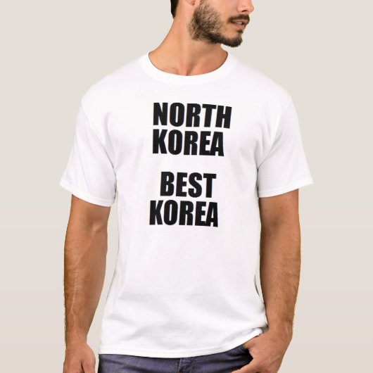 NOORD-KOREA, BESTE KOREA T-SHIRT (Voorkant)