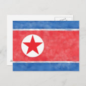 Noord Korea Briefkaart (Voorkant / Achterkant)