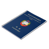 Noord-Korea Emblem Juche Socialistische Communist Notitieboek (Linkerzijde)