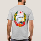 Noord-Korea Flag Independence Celebration T-shirt (Achterkant)
