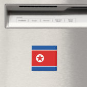 Noord-Korea Flag Magnet (Insitu (Vaatwasser))