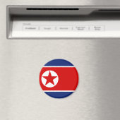 Noord-Korea Flag Magnet (Insitu (Vaatwasser))