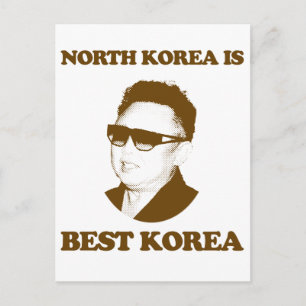 Noord-Korea is het beste Korea Briefkaart