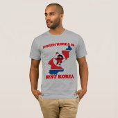 Noord-Korea is het beste Korea T-shirt (Voorkant volledig)