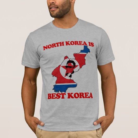 Noord-Korea is het beste Korea T-shirt (Voorkant)