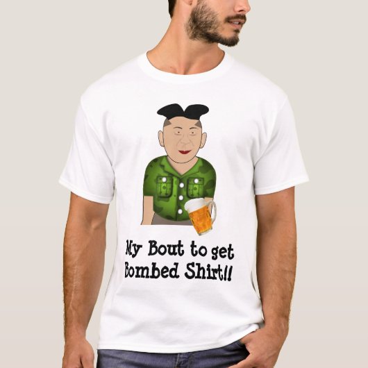 Noord-Korea, Kim Jong Bout om een bom te krijgen - T-shirt (Voorkant)