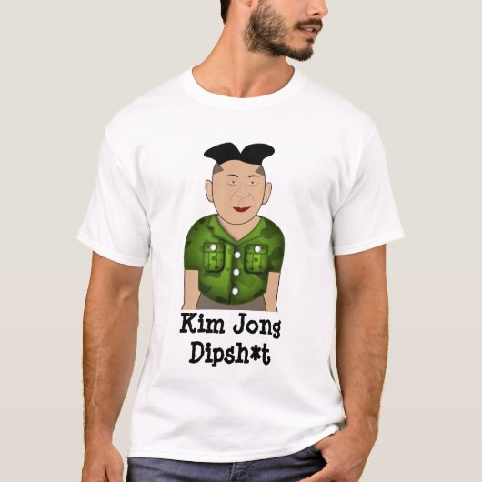 Noord-Korea, Kim Jong Un - Funny T - shirts (Voorkant)