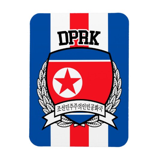 Noord Korea Magneet (Verticaal)