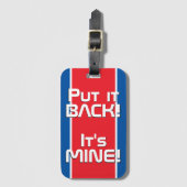 Noord-Korea National Flag Funny Patriotic Bagagelabel (Voorkant (verticaal))