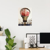 Noord-Korea Nuclear Bomb! Propaganda voor het Kore Poster (Thuiskantoor)