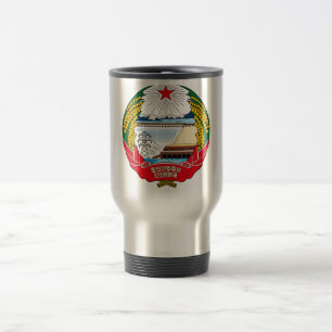 Noord-Korea - officieel symbool voor wapenheraldry Reisbeker