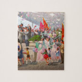 Noord-Korea - propaganda Legpuzzel (Verticaal)