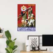 Noord-Korea Propaganda Poster Laten we een (Thuiskantoor)