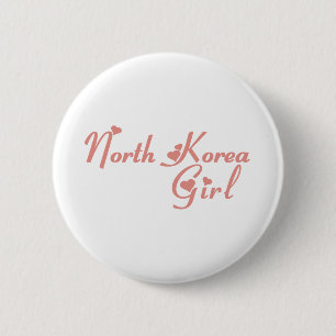 Noord-Korea Ronde Button 5,7 Cm