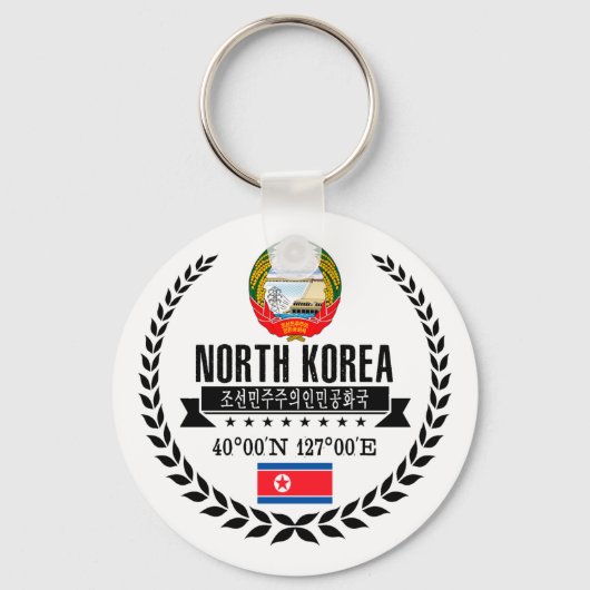Noord Korea Sleutelhanger (Voorkant)