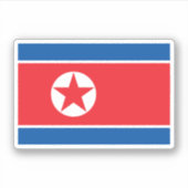 Noord Korea Sticker (Voorkant)