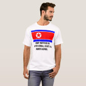 NOORD-KOREA T-SHIRT (Voorkant volledig)