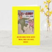 Noord-Korea Verjaardag Kaart (Gele Bloem)