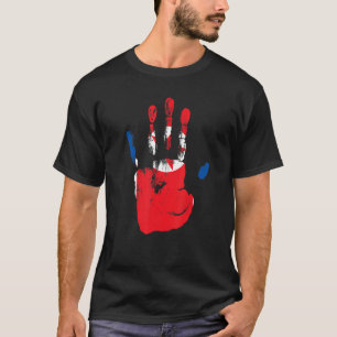 Noord-Korea Vlag Hand Mannen Vrouwen Kinder T-shirt