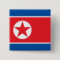 Noord-Korea Vlag Juche Socialistische Communist