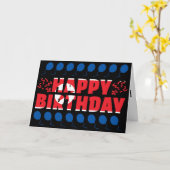 Noord-Korea Vlag Patriotic Birthday Kaart (Gele Bloem)