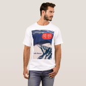 Noord-Koreaans poster van het vintonijnreizen T-shirt (Voorkant volledig)