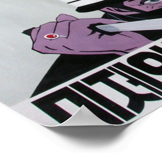 Noord-Koreaans Poster van propaganda (Hoek)