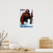 Noord-Koreaans Poster van Propaganda - Knock Knock (Keuken)