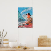Noord-Koreaans propagandaPoster - Energie Poster (Keuken)