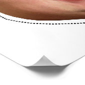 Noord-Koreaanse dictator masker Poster (Hoek)