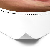 Noord-Koreaanse dictator masker Poster (Hoek)