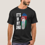 Noord-Koreaanse en Nigeriaanse mix DNA erfgoed vla T-shirt (Voorkant)