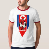NOORD-KOREAANSE FOOTBALL T-SHIRT (Voorkant)