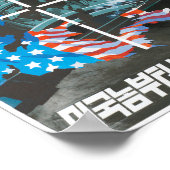 Noord-Koreaanse propagandamabommen weg Poster (Hoek)