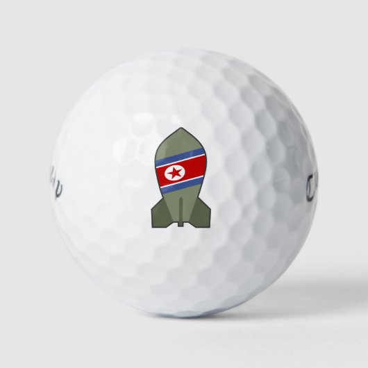 Noord-Koreaanse raketten Golfballen (Voorkant)