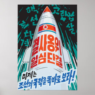 Noord-Koreaanse raketten Poster