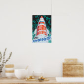 Noord-Koreaanse raketten Poster (Keuken)
