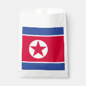 Noord-Koreaanse vlag Bedankzakje (Voorkant)