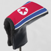 Noord-Koreaanse vlag Golfheadcover (3/4 voorkant)