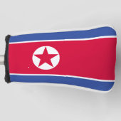 Noord-Koreaanse vlag Golfheadcover (Voorkant)